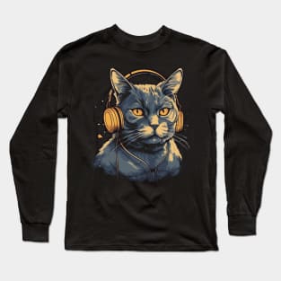 cool cat Long Sleeve T-Shirt